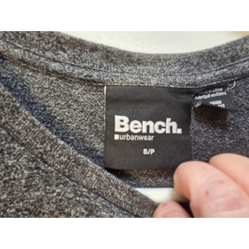 Bench Urbanwear Women T-Shirt Gray Size Small Pre-Owned - Picture 2 of 7